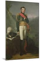 The Count of Suzannet, 1817 (Oil on Canvas)-Jean Baptiste Mauzaisse-Mounted Giclee Print