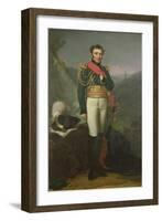 The Count of Suzannet, 1817 (Oil on Canvas)-Jean Baptiste Mauzaisse-Framed Giclee Print