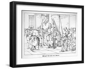 The Count Palatine Herrmann of Staleck-Alfred Rethel-Framed Giclee Print
