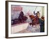 The Count Rode Again and Again at Edward Till His Lance Was Splintered in His Hand, C1270-AS Forrest-Framed Giclee Print