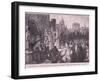 The Countess De Montford Inciting the People of Rennes to Resist the French King Ad 1341-Charles Ricketts-Framed Giclee Print