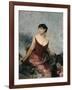 The Countess De Rasty Seated on an Armchair-Giovanni Boldini-Framed Giclee Print