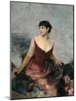 The Countess De Rasty Seated on an Armchair-Giovanni Boldini-Mounted Giclee Print