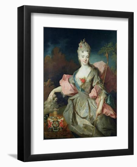 The Countess of Castelblanco-Jean-Baptiste Oudry-Framed Premium Giclee Print