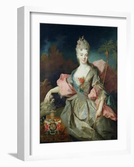 The Countess of Castelblanco-Jean-Baptiste Oudry-Framed Giclee Print