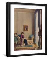 The Countess of Crawford and Balcarres, C1898-1914, (1914)-William Newenham Montague Orpen-Framed Giclee Print