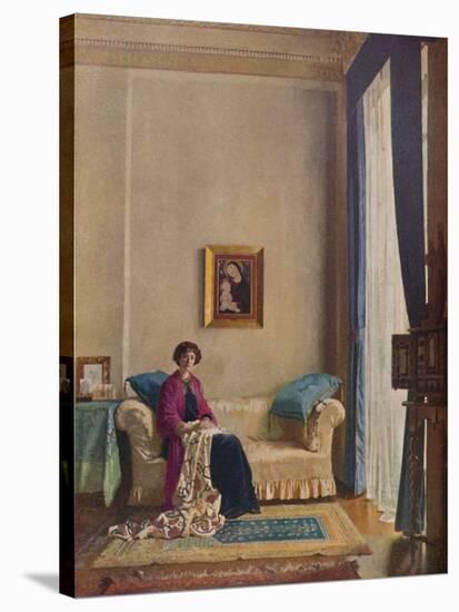 The Countess of Crawford and Balcarres, C1898-1914, (1914)-William Newenham Montague Orpen-Stretched Canvas