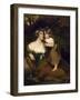 The Countess of Darnley and Her Daughter, Lady Elizabeth Bligh, C.1795 (Oil on Canvas)-John Hoppner-Framed Giclee Print