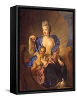 The Countess Von Cosel and Her Son as Venus and Cupid, circa 1712-1715 (Oil on Canvas)-Francois de Troy-Framed Stretched Canvas