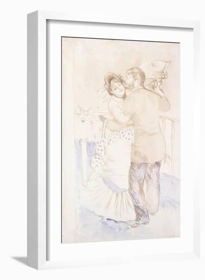 The Country Dance, 1883-Pierre-Auguste Renoir-Framed Giclee Print