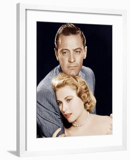 THE COUNTRY GIRL, from left: William Holden, Grace Kelly, 1954-null-Framed Photo