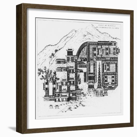 The Country Home of the Emperor of China-null-Framed Giclee Print