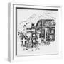 The Country Home of the Emperor of China-null-Framed Giclee Print