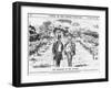 The Country in the Future, 1876-Charles Samuel Keene-Framed Giclee Print