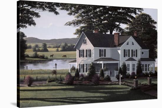 The Country Inn-Bill Saunders-Stretched Canvas