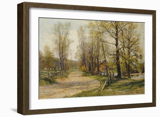 The Country Lane-Hugh Jones-Framed Giclee Print