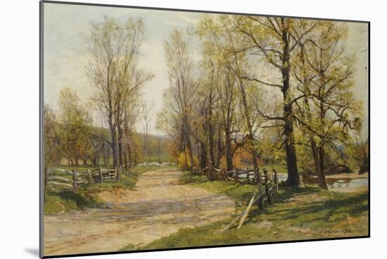 The Country Lane-Hugh Jones-Mounted Giclee Print