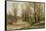 The Country Lane-Hugh Jones-Framed Stretched Canvas