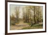 The Country Lane-Hugh Jones-Framed Premium Giclee Print