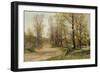 The Country Lane-Hugh Jones-Framed Premium Giclee Print