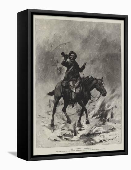 The Country Postman-George L. Seymour-Framed Stretched Canvas