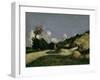 The Country Road, c.1871-Paul Cezanne-Framed Giclee Print