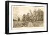 The Country Road in Sepia-C. Harry Eaton-Framed Art Print