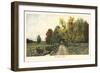 The Country Road-C. Harry Eaton-Framed Art Print