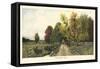 The Country Road-C. Harry Eaton-Framed Stretched Canvas