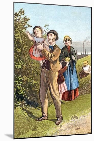 The Country Walk, C1880-null-Mounted Giclee Print