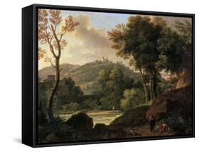 The Countryside around Florence, Italy, Late 18th-Early 19th Century-Francois-xavier Fabre-Framed Stretched Canvas