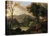 The Countryside around Florence, Italy, Late 18th-Early 19th Century-Francois-xavier Fabre-Stretched Canvas