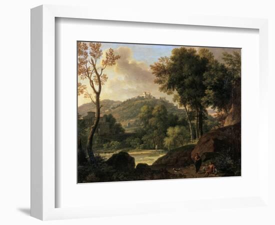 The Countryside around Florence, Italy, Late 18th-Early 19th Century-Francois-xavier Fabre-Framed Giclee Print