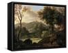 The Countryside around Florence, Italy, Late 18th-Early 19th Century-Francois-xavier Fabre-Framed Stretched Canvas