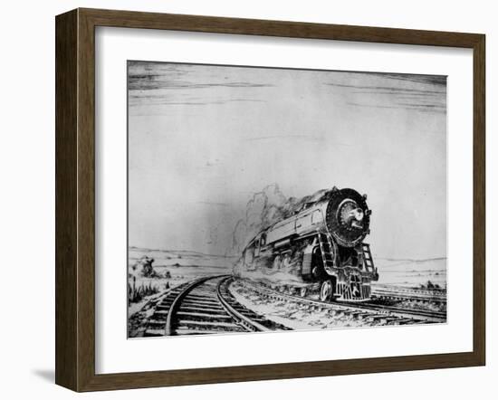 The Countryside-Otto Kuhler-Framed Giclee Print