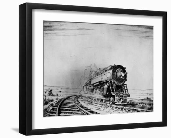 The Countryside-Otto Kuhler-Framed Giclee Print
