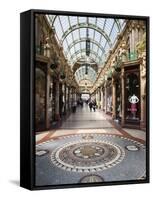 The County Arcade in the Victoria Quarter, Leeds, West Yorkshire, Yorkshire, England, UK, Europe-Mark Sunderland-Framed Stretched Canvas