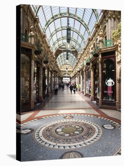 The County Arcade in the Victoria Quarter, Leeds, West Yorkshire, Yorkshire, England, UK, Europe-Mark Sunderland-Stretched Canvas