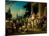 The County Election, 1852-George Caleb Bingham-Mounted Giclee Print