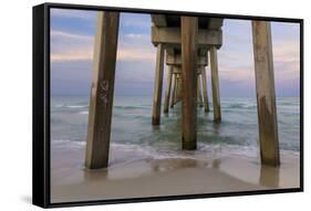 The County Pier in Panama City, Florida, Panama City Beach-Marco Isler-Framed Stretched Canvas