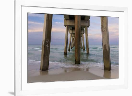The County Pier in Panama City, Florida, Panama City Beach-Marco Isler-Framed Photographic Print