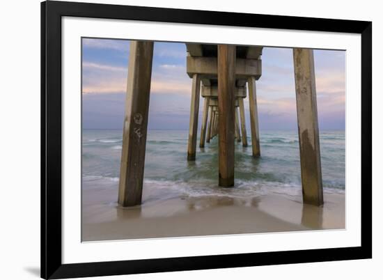 The County Pier in Panama City, Florida, Panama City Beach-Marco Isler-Framed Photographic Print