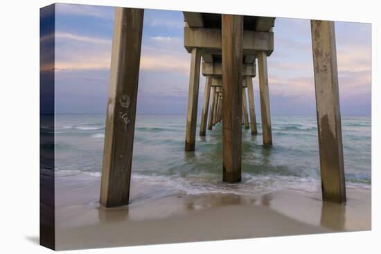 The County Pier in Panama City, Florida, Panama City Beach-Marco Isler-Stretched Canvas