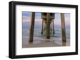 The County Pier in Panama City, Florida, Panama City Beach-Marco Isler-Framed Photographic Print