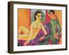 The Couple, 1923-Ernst Ludwig Kirchner-Framed Giclee Print