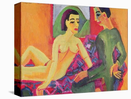 The Couple, 1923-Ernst Ludwig Kirchner-Stretched Canvas