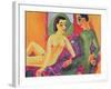 The Couple, 1923-Ernst Ludwig Kirchner-Framed Giclee Print