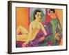 The Couple, 1923-Ernst Ludwig Kirchner-Framed Giclee Print