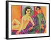 The Couple, 1923-Ernst Ludwig Kirchner-Framed Giclee Print