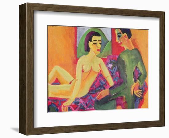 The Couple, 1923-Ernst Ludwig Kirchner-Framed Giclee Print